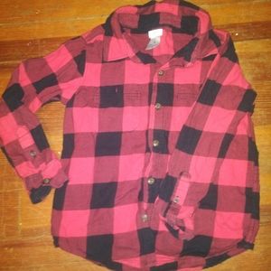 Boys dress plaid flannel